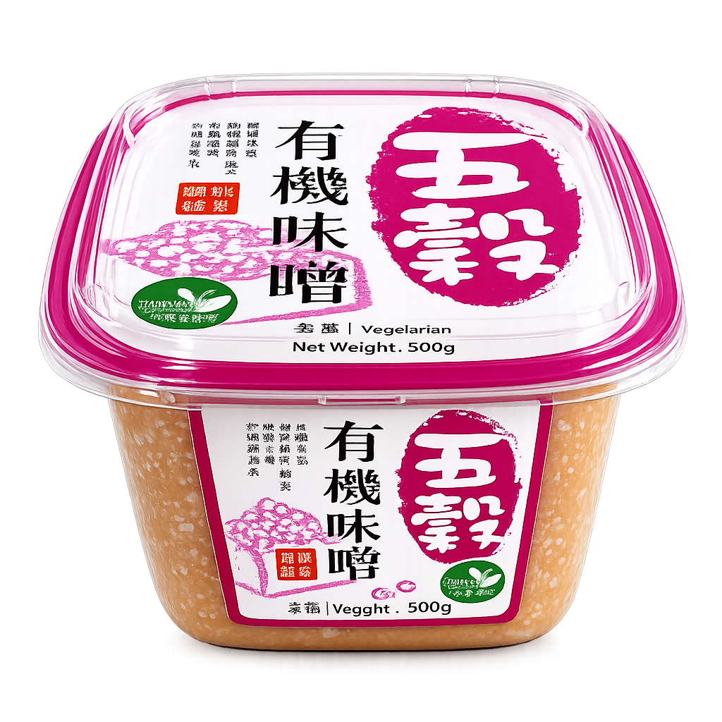 【SauceCo】ORGANIC MIXED GRAINS MISO-500g