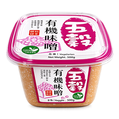 【味榮】有機五穀味噌 500g