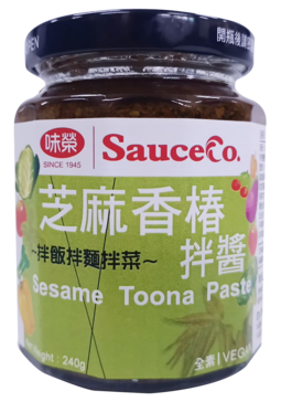【味榮】芝麻香椿拌醬 240g